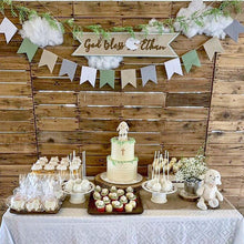 Load image into Gallery viewer, Natural Wood Photowall with Decor Set
