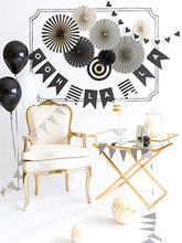 Load image into Gallery viewer, My Mind's Eye Black and White Letter Banner Kit
