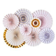Load image into Gallery viewer, Lavender and Pink Party Fan Set