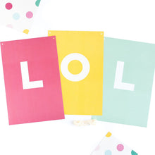 Load image into Gallery viewer, Hooray Colorful Letter Banner Kit