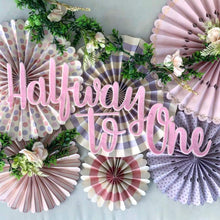 Load image into Gallery viewer, Lavender and Pink Party Fan Set