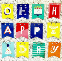Load image into Gallery viewer, Multicolor Flag Letter Banner Kit