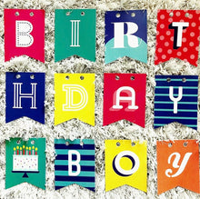 Load image into Gallery viewer, Multicolor Flag Letter Banner Kit