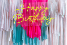 Load image into Gallery viewer, Happy Birthday Neon Sign