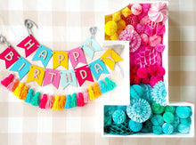 Load image into Gallery viewer, Number Standee with Honeycomb Decors