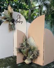 Load image into Gallery viewer, Arch Panel Photowall with Name Banner Set