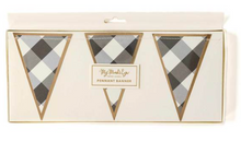 Load image into Gallery viewer, Gingham Buffalo Check Pennant Bunting