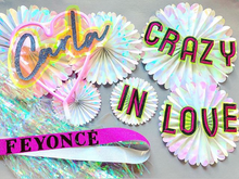 Load image into Gallery viewer, Iridescent Party Fan Set