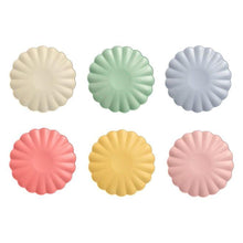 Load image into Gallery viewer, Small Bamboo Fiber Mixed Plate Set (set of 6)