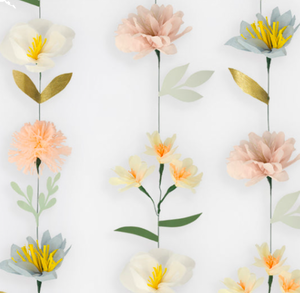 Pastel Flower Wall