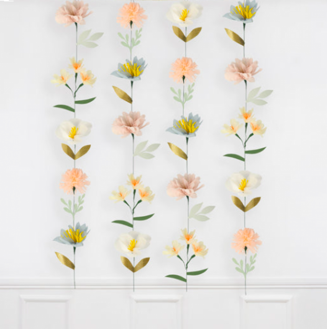 Pastel Flower Wall