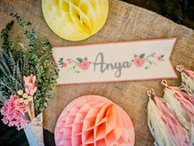 Load image into Gallery viewer, Name banner with Frame and Cutout Design
