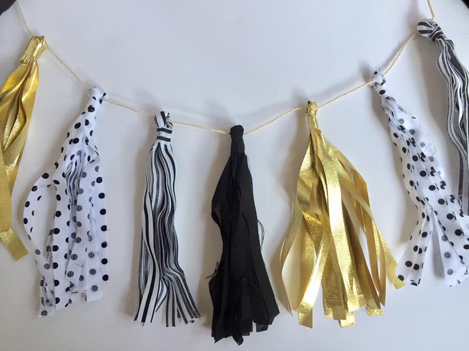 Fabric Tassel Garland