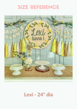 Load image into Gallery viewer, Round Wooden Banner
