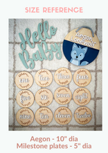 Load image into Gallery viewer, Round Wooden Banner
