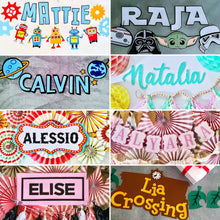 Load image into Gallery viewer, Scripted Name Banner
