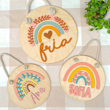 Load image into Gallery viewer, Round Wooden Banner
