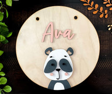 Load image into Gallery viewer, Round Wooden Banner
