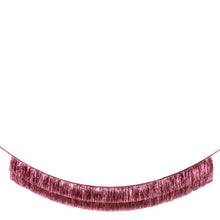 Load image into Gallery viewer, Pink Tinsel Fringe Garland
