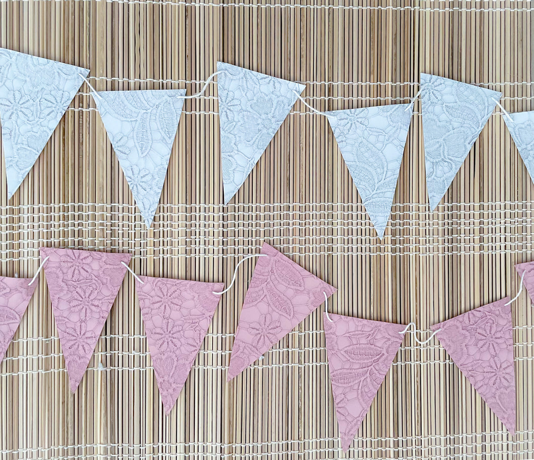 Embossed Lace Bunting