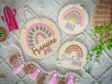 Load image into Gallery viewer, Round Wooden Banner
