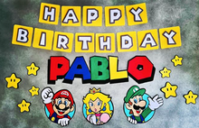Load image into Gallery viewer, Super Mario Banner Set
