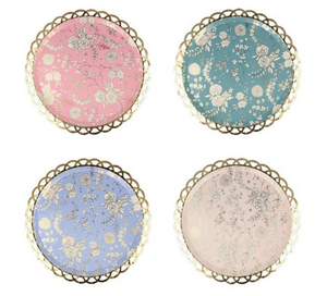 English Garden Lace Plates