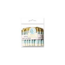 Load image into Gallery viewer, Baby Blue/Cream/Gold Crepe Garland
